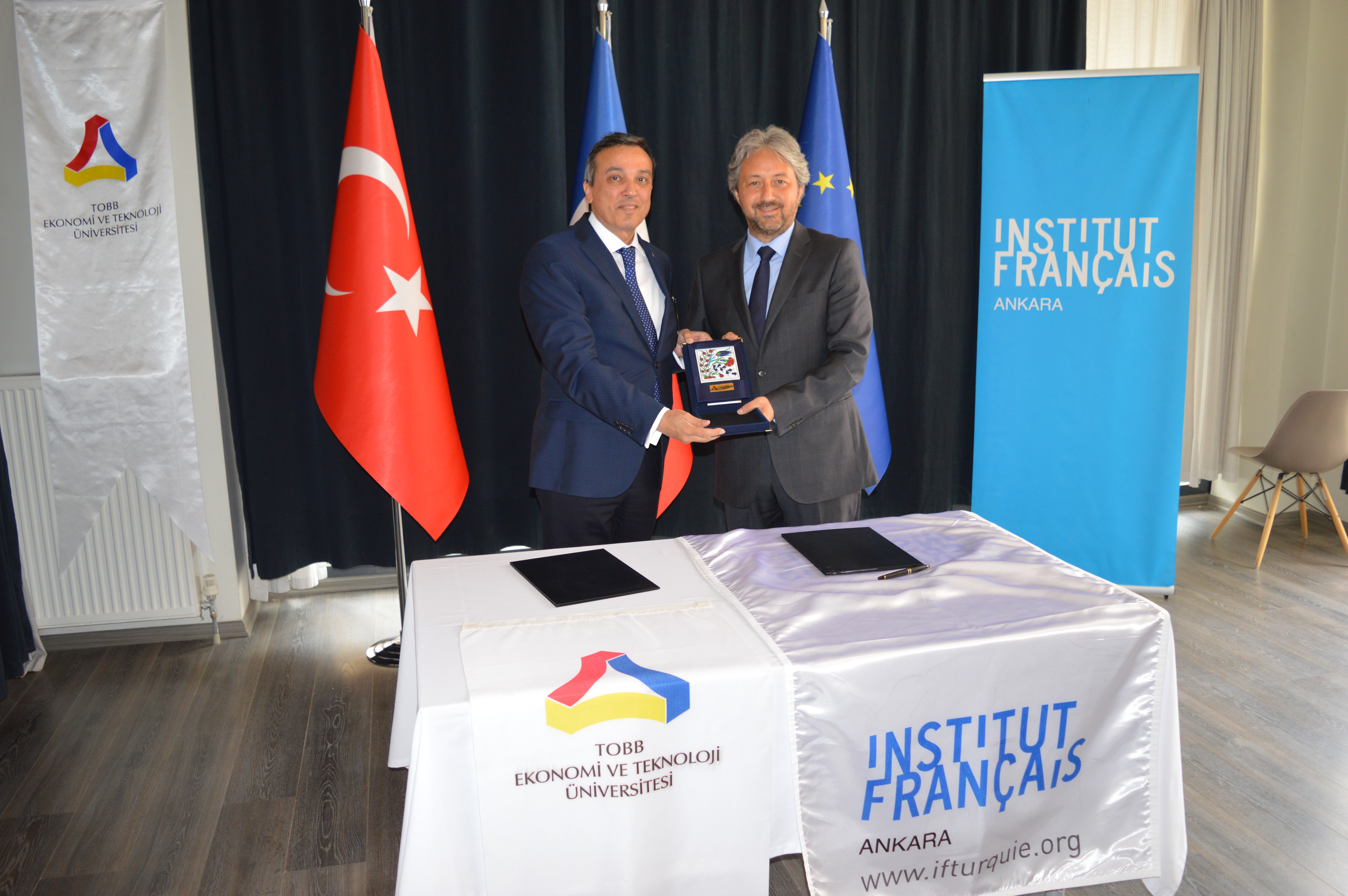 TOBB ETÜ ile Fransız Kültür Merkezi  İşbirliği Anlaşması İmzaladı