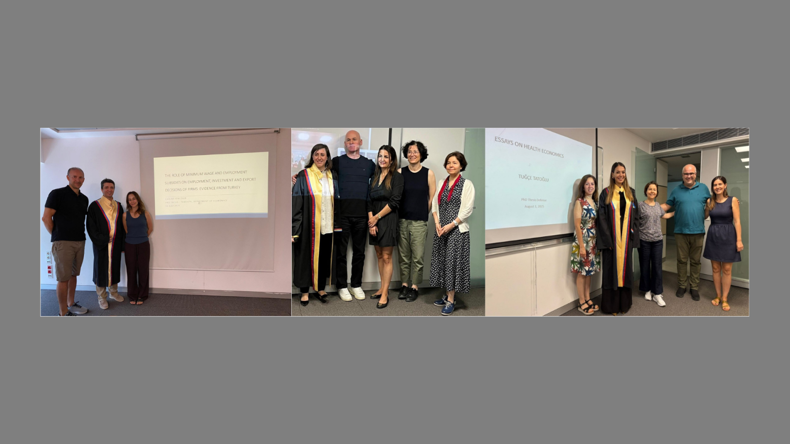 New PhD Graduates from TOBB ETÜ Department of Economics